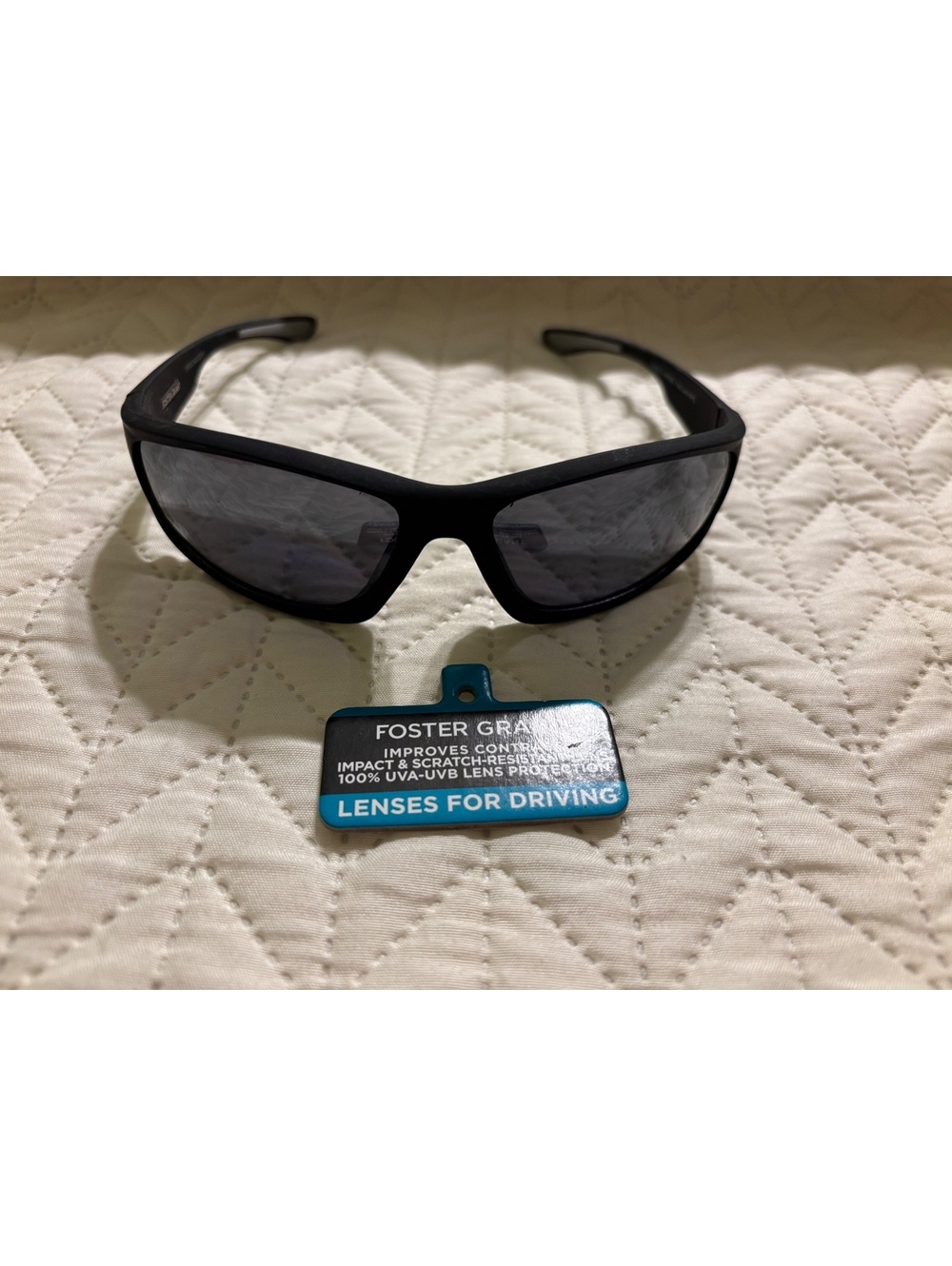 #22 Foster Grant Black Sunglasses Lenses for Driving